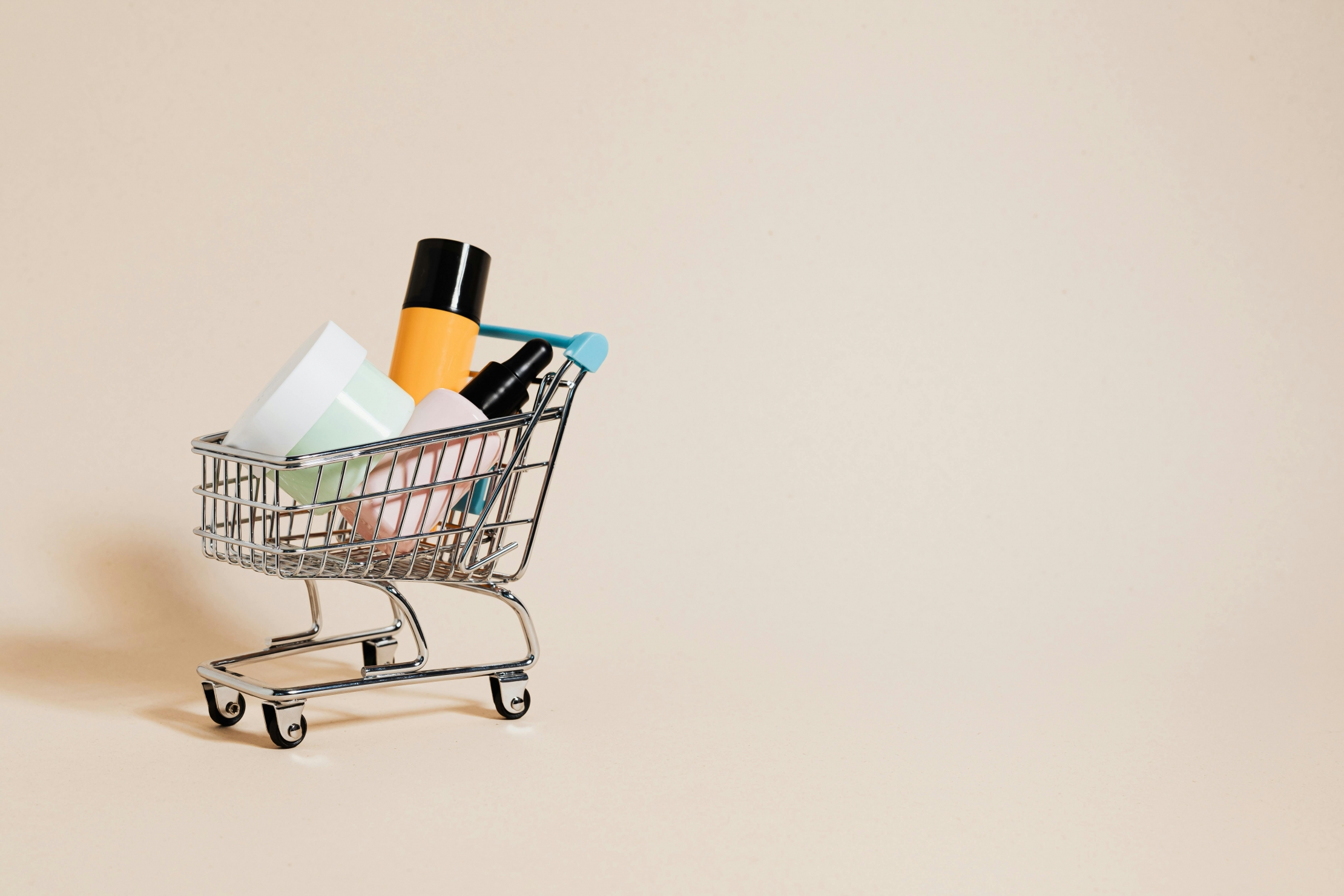 Cart with products
